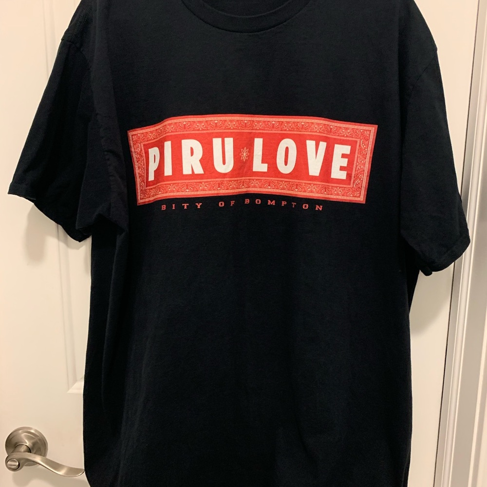 Piru Love City of Bompton XL Black T-Shirt